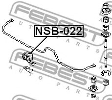 FEBEST NSB-022 Stabiliser Mounting